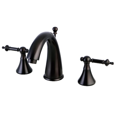 Kingston Brass 8" Widespread Bathroom Faucet, Oil Rubbed Bronze KS2975TL